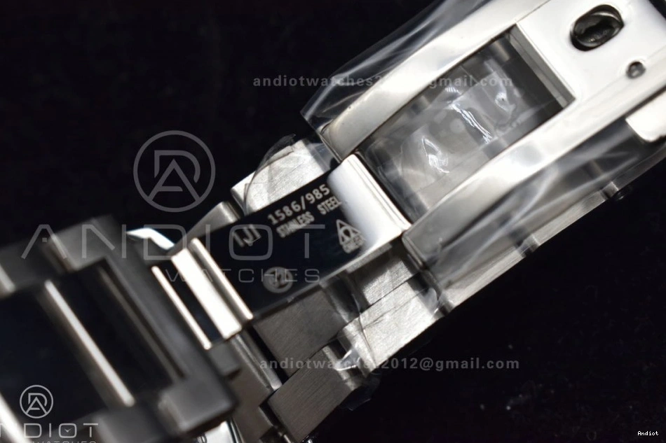 SS A8500 Aqua 1:1 VSF Best White Edition Dial Terra On Waved SS Bracelet 150M 0601